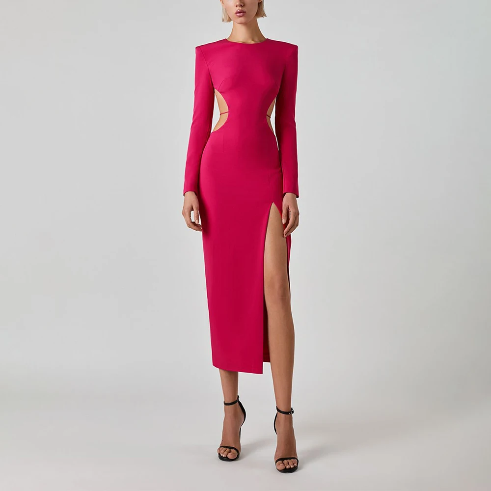 Luxury Long Sleeve Hollow Out  - Vintage Fashion Exhibition ulasan dan harga