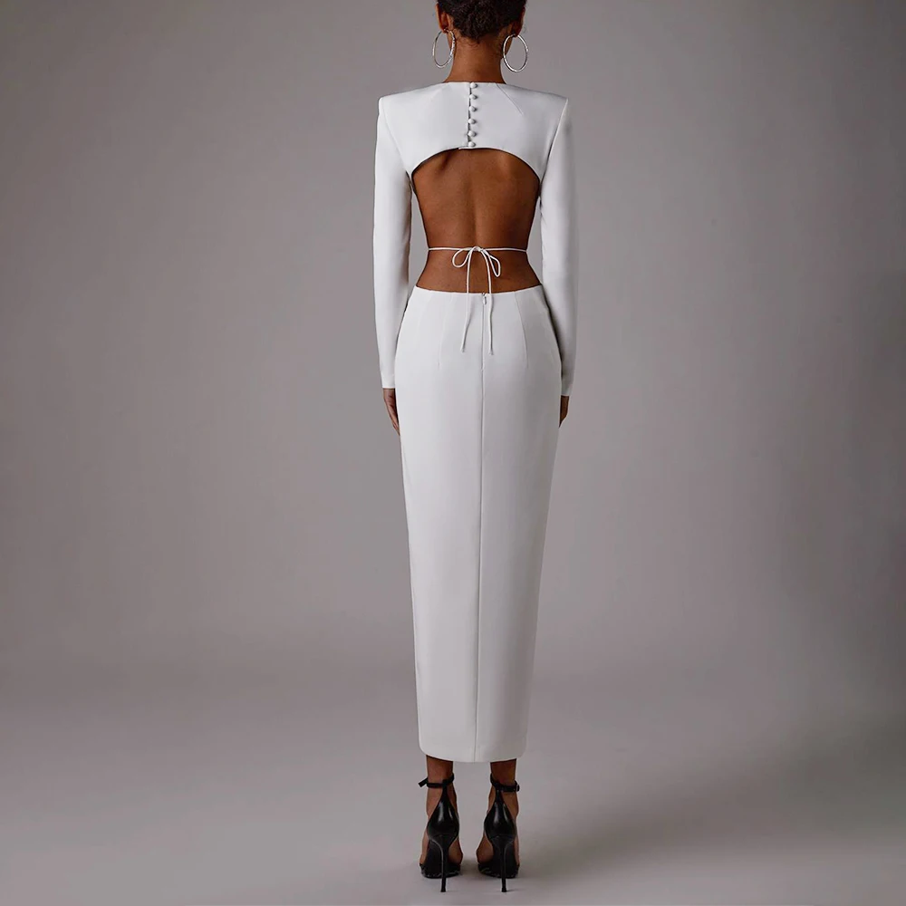 Luxury Long Sleeve Hollow Out  - Vintage Fashion Exhibition ulasan dan harga