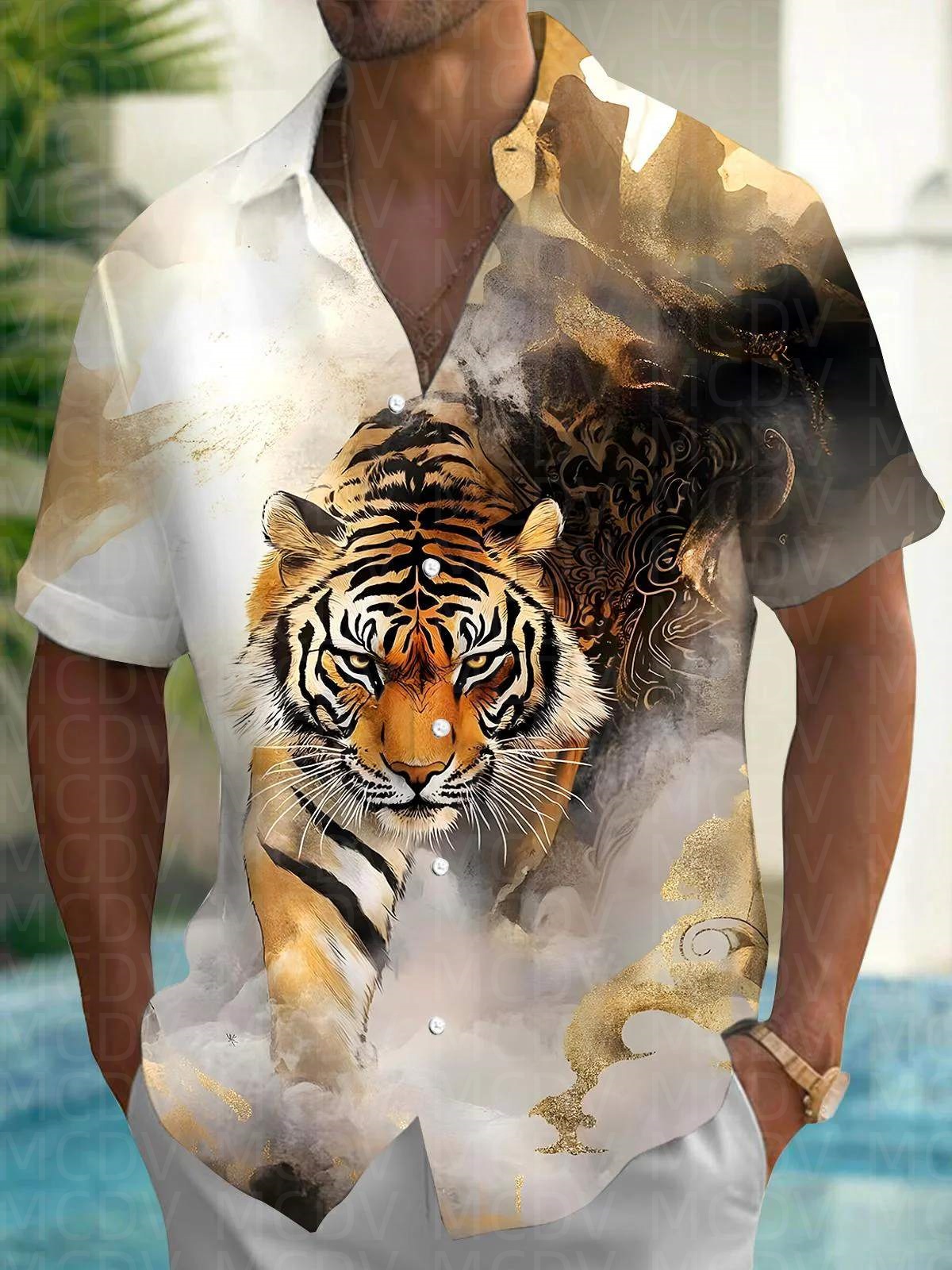 Bowling Pattern Men's Hawaiian - Bowling Shirt Camp ulasan dan harga