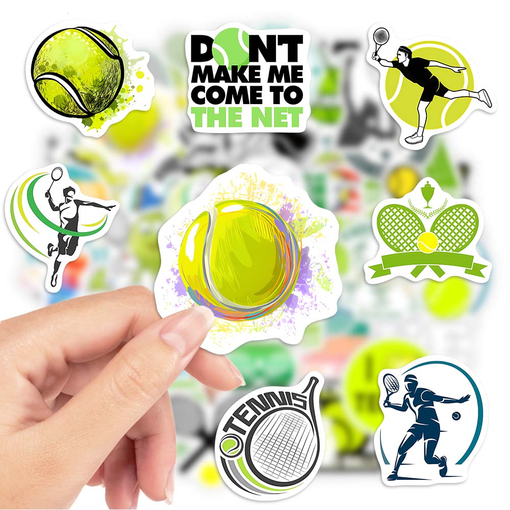 Tennis Theme Lovers Sticekrs D - Vintage Fashion Magazines ulasan dan harga