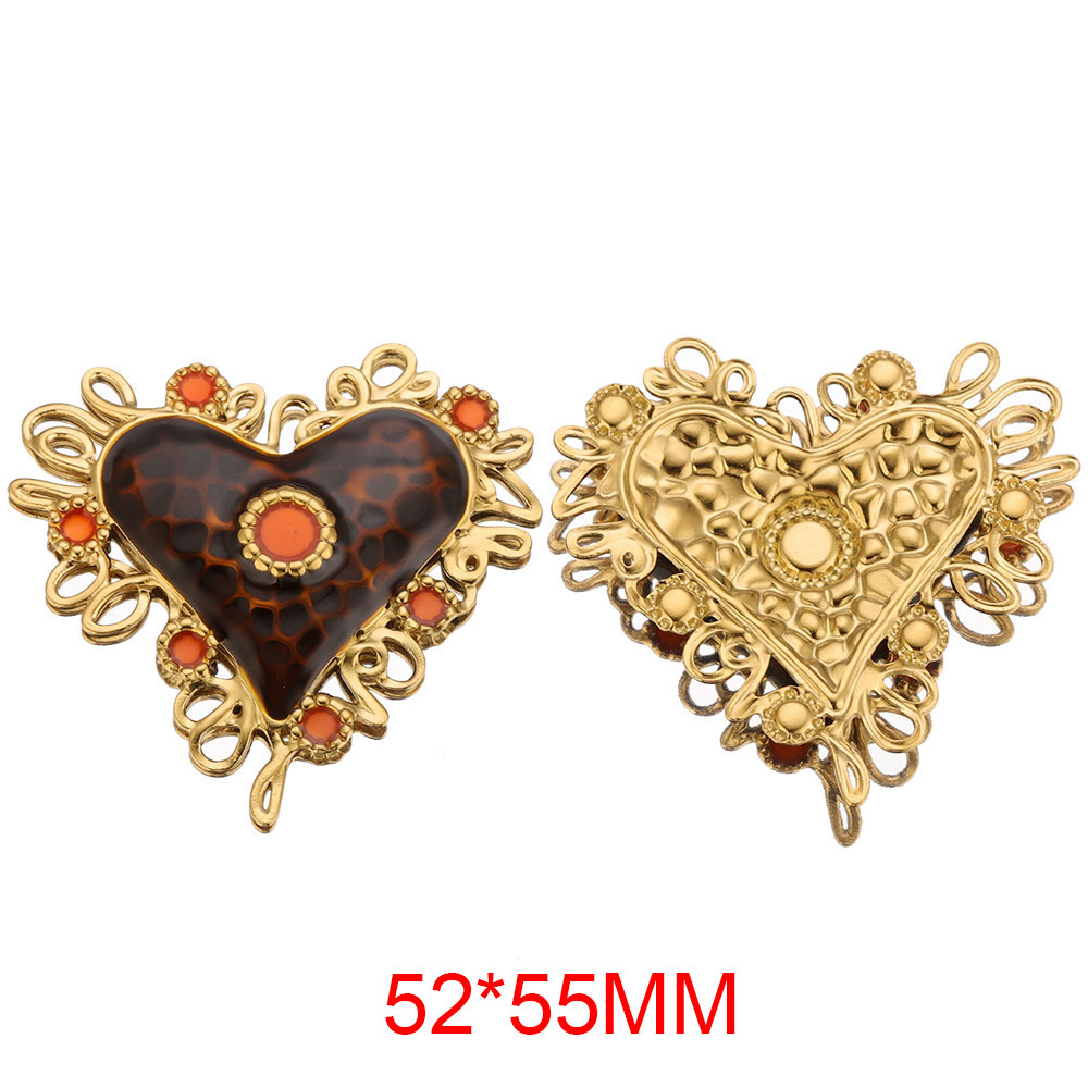 2pcs 55MM Stainless Steel Vint - Vintage Fashion Jewelry Necklaces ulasan dan harga