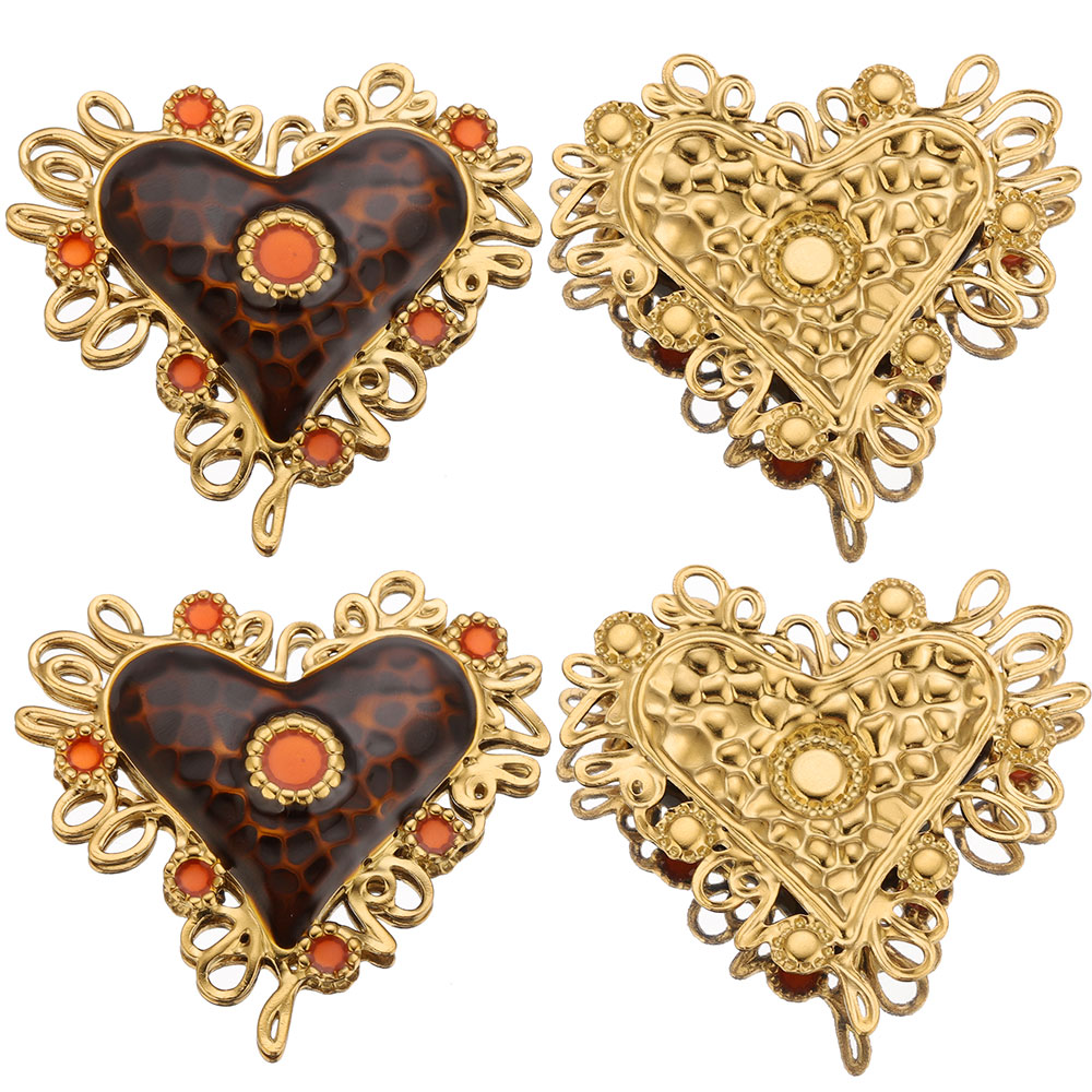 2pcs 55MM Stainless Steel Vint - Vintage Fashion Jewelry Necklaces ulasan dan harga