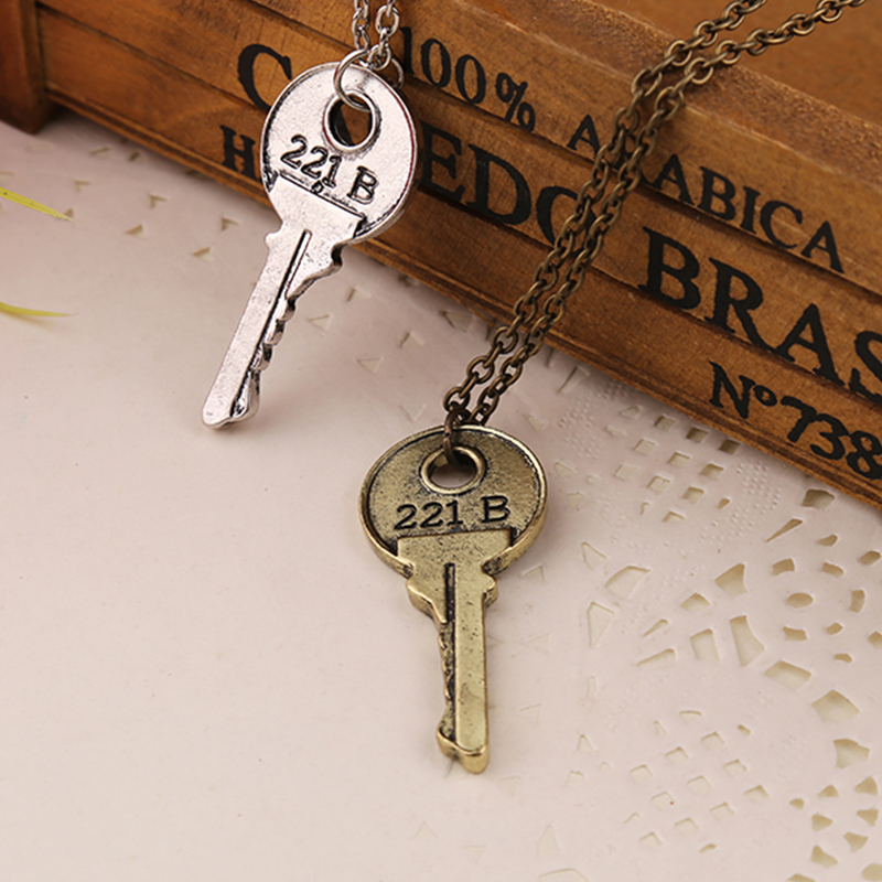 Sherlock 221b House Key Neckla - Vintage Fashion Houses ulasan dan harga